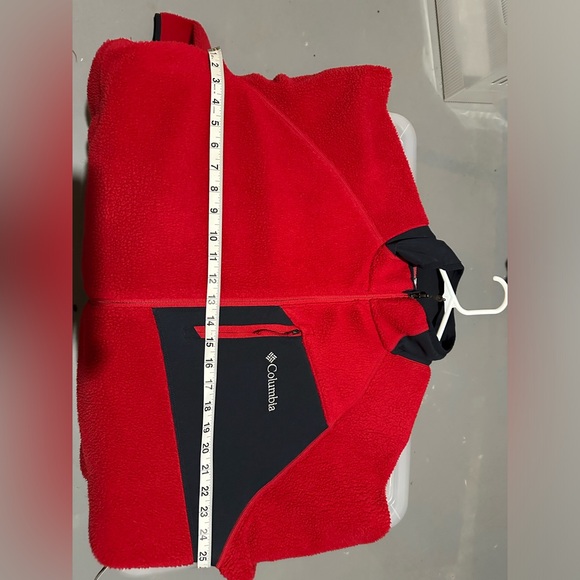 Columbia Omni Heat Full Zip Fleece - Red - Mens XL - Picture 5 of 6